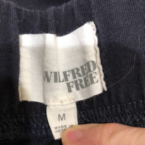 Artizia Wilfred Free Skinny Joggers Size Medium Black Cotton - Picture 9 of 10